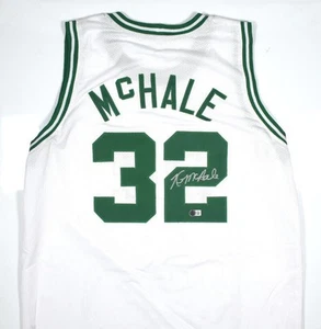 Kevin McHale Autographed White Pro Style Basketball Jersey-Beckett W Hologram - Picture 1 of 12