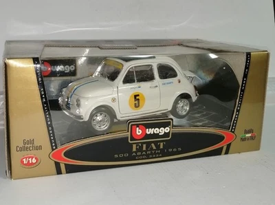 FIAT 500 ABARTH 1965 BURAGO SCALA 1/18 COD.3334 - Immagine 1 di 3