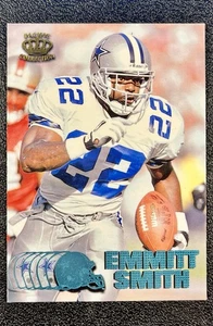 Colección Pacific Crown 1997 azul platino EMMITT SMITH #106 NFL HOF Cowboys - Imagen 1 de 4