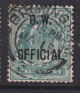 O36 1/2d OW Official GU(545) - Bild 1 von 1
