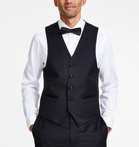 Michael Kors Men's Classic-Fit Stretch Tuxedo Vest $125 Size XL # 6A 2256 - Picture 1 of 5