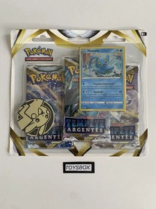 Carte Pokémon Tripack Manaphy Scellé / Tempête Argentés EB12 / NEUF FR - Picture 1 of 2