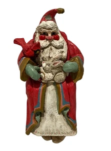 Abrigo de colección House Of Hatten Santa sentado 1998 granja primitivo - Imagen 1 de 6