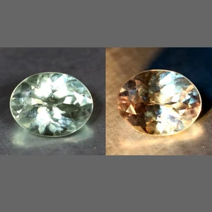 0.38 ct Valuable Oval Cut (5 x 4mm) Un-Heated Natural Green Alexandrite Gemstone - Picture 1 of 3