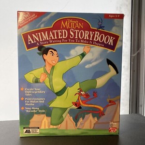 Disney Mulan Animated Storybook (CD-ROM) (Windows 95 & Macintosh PowerPC) NEW
