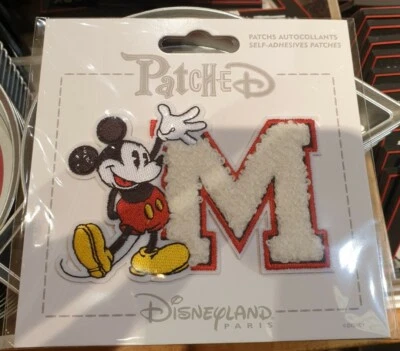 PATCH / Parche / Toppa AUTOCOLLANT / Sticker / MICKEY M Disneyland Paris - Bild 1 von 2