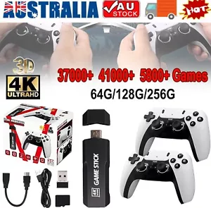 58000+ 4K HDMI TV Video Game Stick Retro Gaming Console w/ 2 Wireless Controller - Picture 1 of 15
