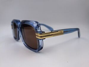 Legends MOD607 Blue Frame Cazal Sunglasses Brown Gradient Lenses