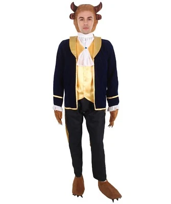 Adult Men's Beast Costume, Soft Synthetic Fabric, Perfect For Halloween, HC-1986 - Image 1 of 4