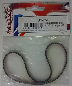Schumacher U4474 4mm Bando Belt 113T - Cougar KF New Free Shipping - Picture 1 of 2