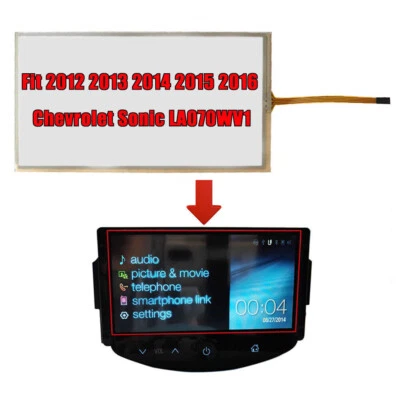 Radio Pantalla Táctil 7" LA070WV1 MYLINK Navegación Para Chevy Spark Sonic 2012-2016 Foto 1 de 4