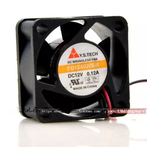 Y.S.TECH FD124020EB Cooler Fan DC12V 0.12A 3Pin Cooling FAN Heat Sink 40x40x20mm - Picture 1 of 5