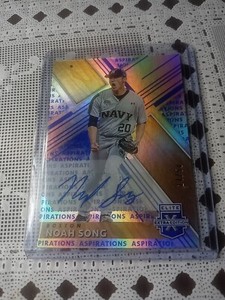 Noah Song # 14/50 Panini 2019 Elite Extra Edition Baseball Autograph #115  