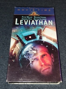 Leviathan VHS Peter Weller Sci-fi Horror Undersea Thriller MGM/UA Movie Time - Picture 1 of 6