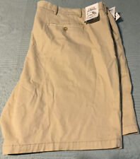 Izod Saltwater Relaxed Stretch Size 54 10.5" Inseam Flat Front Shorts