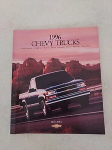 vintage 1996 Chevrolet Trucks Silverado Blazer Suburban Tahoe Brochure 9"x10" - Picture 1 of 3