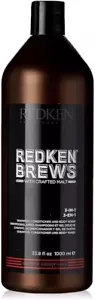 Redken Brews 3-in-1 Shampoo, Conditioner and Body Wash for Men 33.8 Oz - Picture 1 of 2