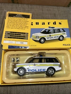 Vanguards Corgi 1:43 Range Rover West Yorkshire Police VA09613 NEW - Image 1 of 4
