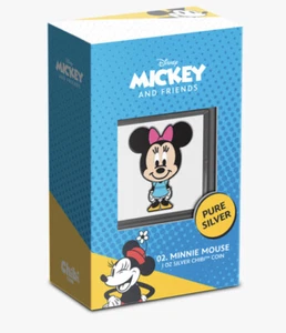 2021 Niue Chibi Minnie Mouse 1 oz Silver Proof Coin - Picture 1 of 4