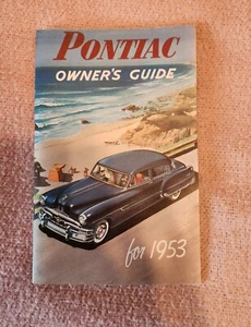 1953 Pontiac Owners Manual User Guide Reference Operator Book Pristine Condition - Picture 1 of 8