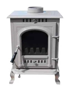 Evergreen Aspect 5 Gris Esmalte Hierro Fundido Madera/Estufa Multicombustible 5 KW Defra - Imagen 1 de 2