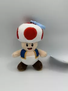 Super Mario Simba 12 cm Soft Toy Plush Toad Keychain - Picture 1 of 2