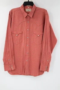 Vintage Ralph Lauren polo western shirt mens XL snap button cotton pockets plaid - Picture 1 of 10
