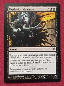 Magic The Gathering FRENCH NEW PHYREXIA ICHOR EXPLOSION black card MTG - Picture 1 of 2