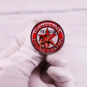 FABULOSO PIN SOLAPA TEXACO GASOLINA EDICIÓN LIMITADA... ¡CON BOLSA DE ALMACENAMIENTO DE PLATA EXTRA! - Imagen 1 de 4