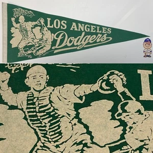 1960’s Vintage LA Los Angeles Dodgers California Pennant MLB Baseball 11.5x29.5 - Picture 1 of 12