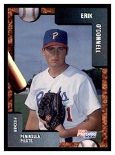 1992 Fleer ProCards #2929 ERIK O'DONNELL Peninsula Pilots ~~B8E