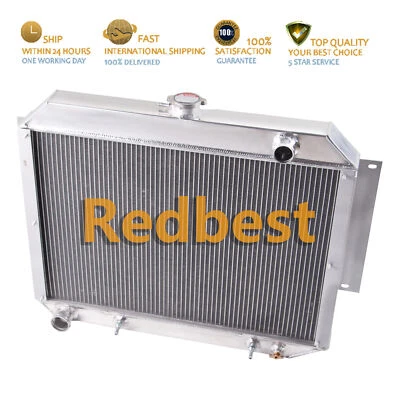 3Row Cooling Radiator CC332 For 1967-1970 Plymouth Fury 1966-1970 Dodge Monaco - Image 1 of 4