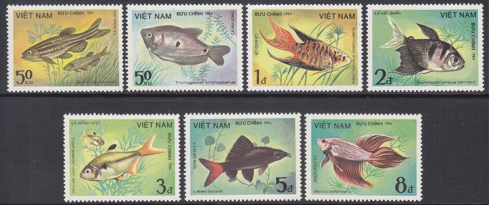 Vietnam 1984 (1453-1459) Fish - Image 1 of 1