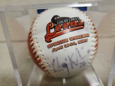 CLAYTON KERSHAW Autographed  Baseball Circa 2007 Great Lakes Loons 