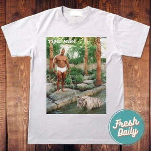 Mike Tyson with Tiger Unisex T Shirt - Picture 1 of 7