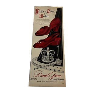 Vintage Daniel Green High Class Slippers for a Queen Bali Tulip Style print ad - Picture 1 of 13