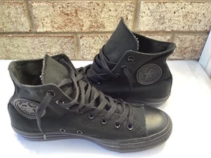 ZAPATOS TENIS CONVERSE ALL STAR CHUCK TAYLOR HITOP LONA NEGRA PARA HOMBRE 7.5 / W 9.5 - Imagen 1 de 8