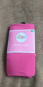 NIP~Circo Girls Microfiber Pink Foil Tights Size 4 - 6X - Picture 1 of 2
