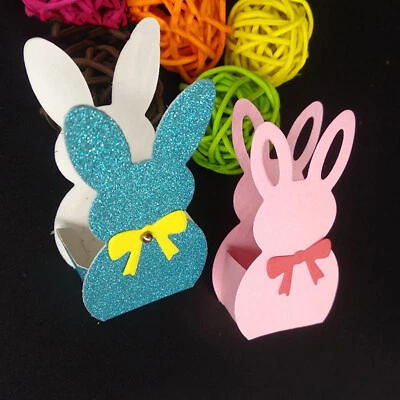 Stanzschablone Hase Schachtel Weihnachten Hochzeit Oster Neujahr Karte Album DIY - Bild 1 von 4