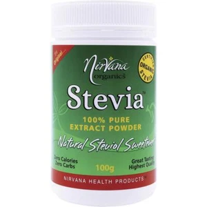 NIRVANA Stevia 100% Pure Extract Powder 100g - Picture 1 of 3