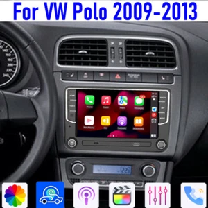 7'' For VW Polo 2009-2013 Head Unit Car Radio Stereo CarPlay Android GPS WIFI BT - Picture 1 of 21
