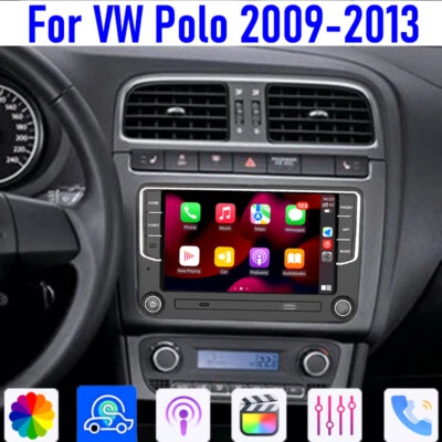 7'' For VW Polo 2009-2013 Head Unit Car Radio Stereo CarPlay Android GPS WIFI BT - image 1 of 4