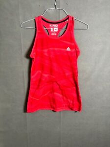 Adidas Shirt Womens Small Red Tank Top Running Ultimate Outdoors Gym Ladies
