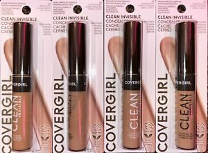 *4 PACK* CoverGirl Clean Invisible CONCEALER Frag Free 110 Classic Ivory *NEW*