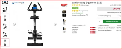 ergometer heimtrainer gebraucht - Bild 1 von 2