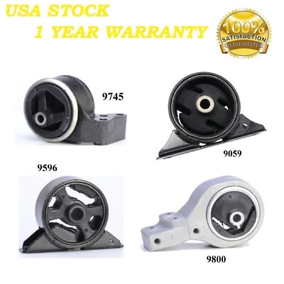 4PCS MOTOR & TRANS MOUNT FIT 2001-2004 VOLVO S40 & V40 1.9L - AUTO TRANS - Image 1 of 4