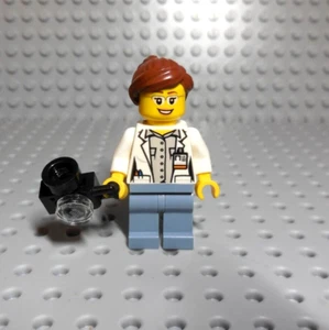 Lego Minifigur Vulkanforscher, Wissenschaftlerin cty0680 - Bild 1 von 2