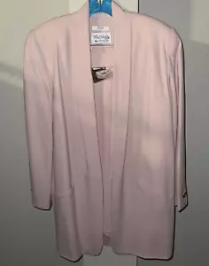 Traje Falda Midi Paul Stanley I MAGNIN AÑOS 90 Hecho en EE. UU. 100% Lana Talla 6 - Imagen 1 de 9