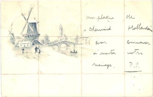 CPA-Carte Postale Germany illustration d'un paysage Hollandais 1900 VM54853ok - Picture 1 of 2
