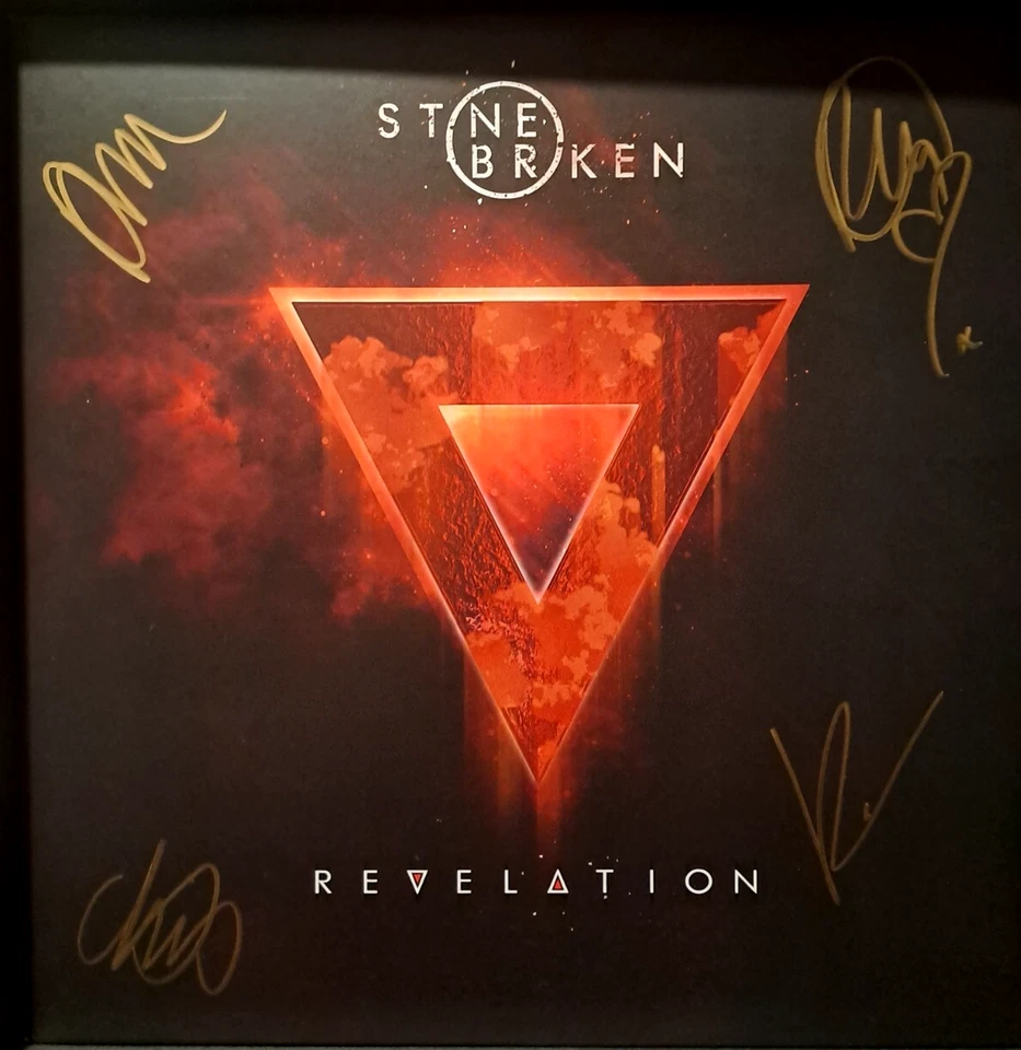 Stone Broken - Revelation Hand Signed By Band Black Vinyl - Image 1 of 1
